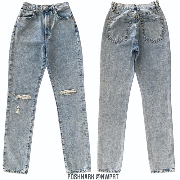 SLVRLAKE Beatnik Time Worn High Rise Slim 25 26 - Picture 3 of 14